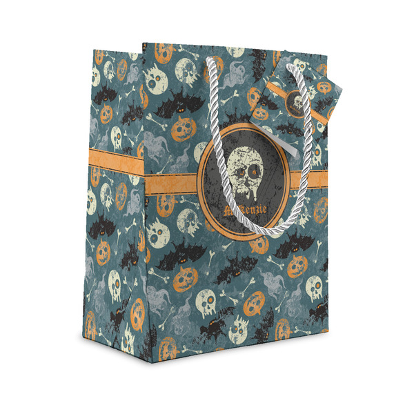 Custom Vintage / Grunge Halloween Small Gift Bag (Personalized)