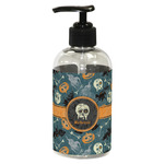 Vintage / Grunge Halloween Plastic Soap / Lotion Dispenser (8 oz - Small - Black) (Personalized)