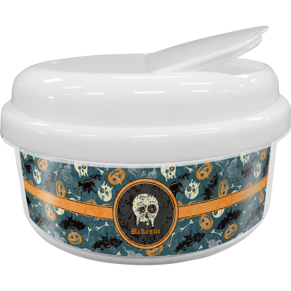 Custom Vintage / Grunge Halloween Snack Container (Personalized)