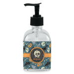 Vintage / Grunge Halloween Glass Soap & Lotion Bottle - Single Bottle (Personalized)