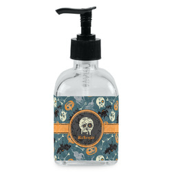 Vintage / Grunge Halloween Glass Soap & Lotion Bottle - Single Bottle (Personalized)
