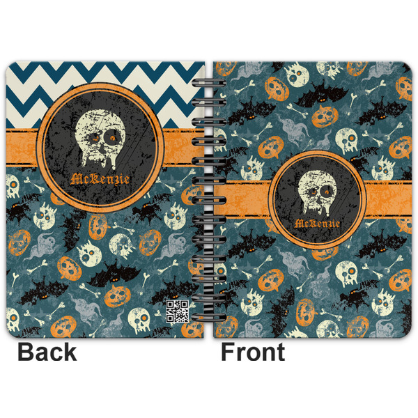 Vintage / Grunge Halloween Spiral Journal 5 x 7 - Apvl