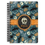 Vintage / Grunge Halloween Spiral Notebook (Personalized)