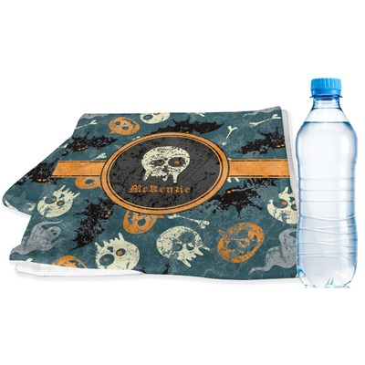 Vintage / Grunge Halloween Sports & Fitness Towel (Personalized)