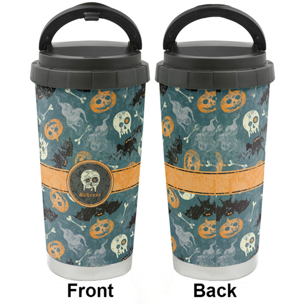 Vintage / Grunge Halloween Stainless Steel Travel Cup - Apvl