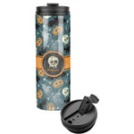 Vintage / Grunge Halloween Stainless Steel Skinny Tumbler (Personalized)
