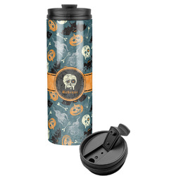 Vintage / Grunge Halloween Stainless Steel Skinny Tumbler (Personalized)