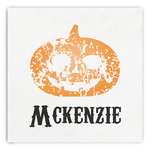 Vintage / Grunge Halloween Paper Dinner Napkins (Personalized)