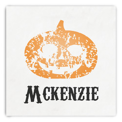 Vintage / Grunge Halloween Paper Dinner Napkins (Personalized)