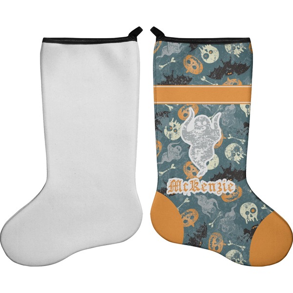 Vintage / Grunge Halloween Stocking - Single-Sided - Approval