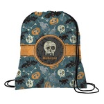 Vintage / Grunge Halloween Drawstring Backpack (Personalized)