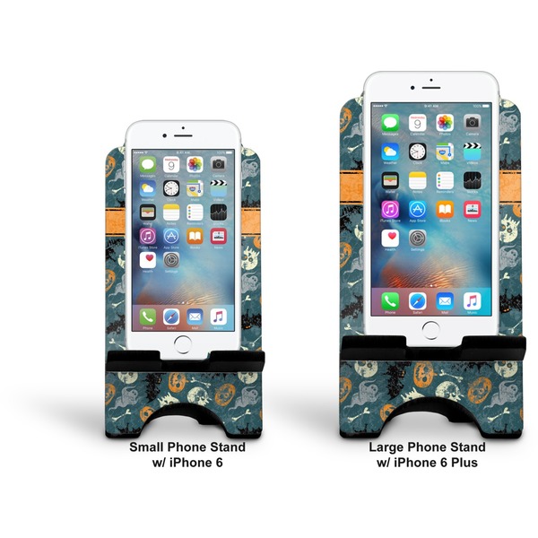 Vintage / Grunge Halloween Stylized Phone Stand - Comparison