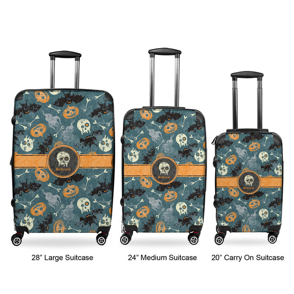 Vintage / Grunge Halloween Suitcase Set 1 - APPROVAL