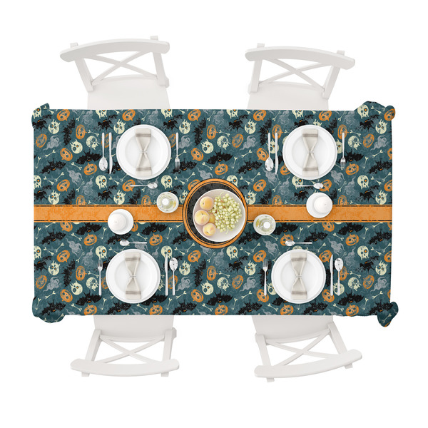 Vintage / Grunge Halloween Tablecloths (58"x102") - TOP VIEW