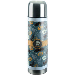 Vintage / Grunge Halloween Stainless Steel Thermos (Personalized)