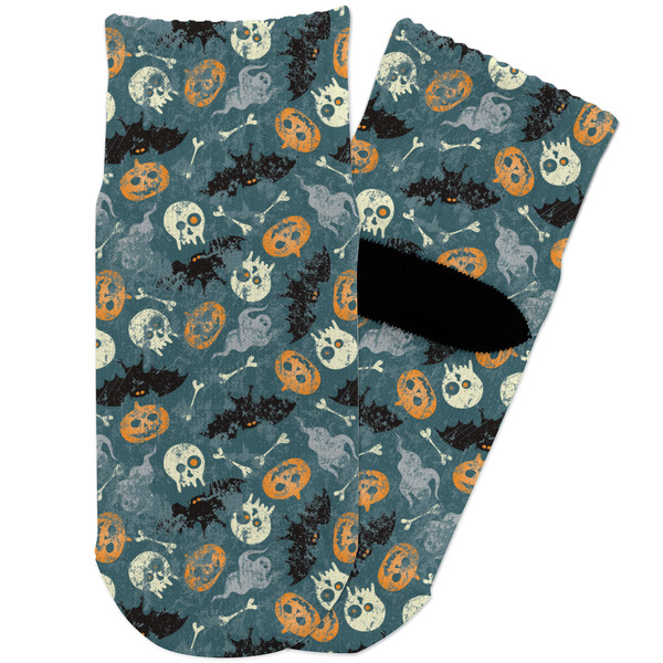 Custom Vintage / Grunge Halloween Toddler Ankle Socks