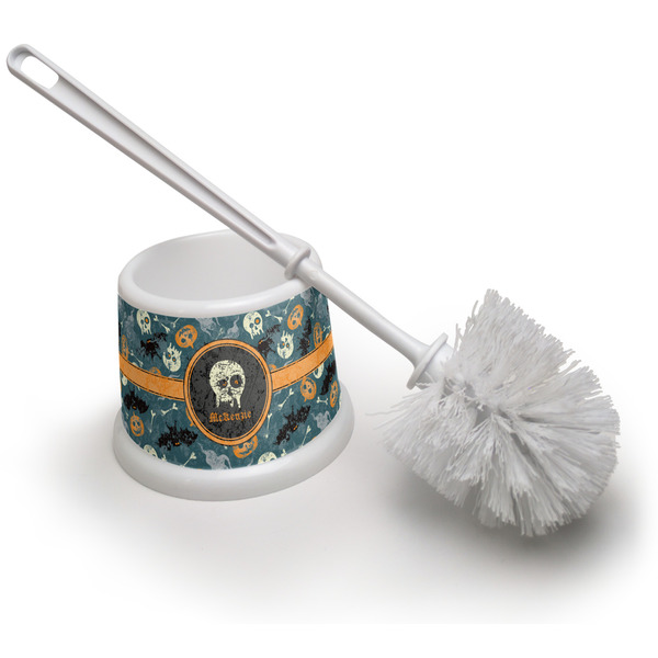 Custom Vintage / Grunge Halloween Toilet Brush (Personalized)