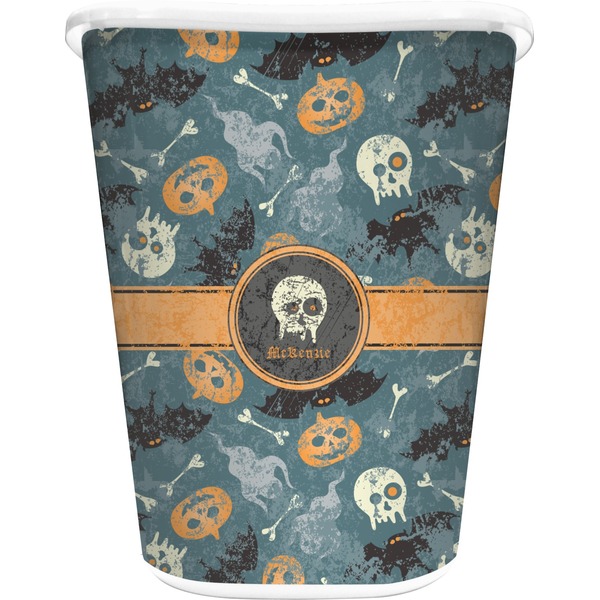 Custom Vintage / Grunge Halloween Waste Basket (Personalized)