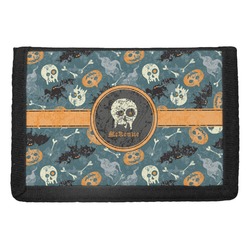 Vintage / Grunge Halloween Trifold Wallet (Personalized)