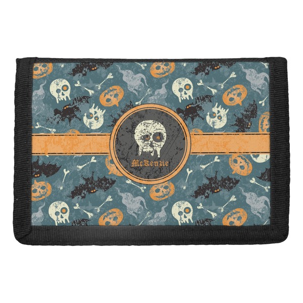 Custom Vintage / Grunge Halloween Trifold Wallet (Personalized)