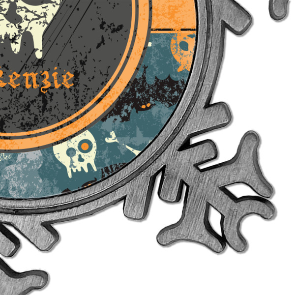 Vintage / Grunge Halloween Vintage Snowflake - Detail