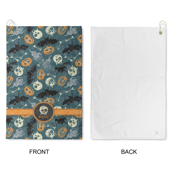 Vintage / Grunge Halloween Waffle Weave Golf Towel - Approval