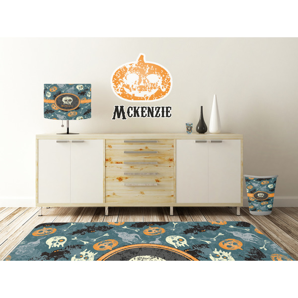 Vintage / Grunge Halloween Wall Graphic Decal Wooden Desk