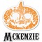 Vintage / Grunge Halloween Graphic Decal - Small (Personalized)