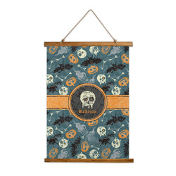 Vintage / Grunge Halloween Wall Hanging Tapestry - Tall (Personalized)