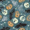 Vintage / Grunge Halloween Wallpaper & Surface Covering (Water Activated 24"x 24" Sample)