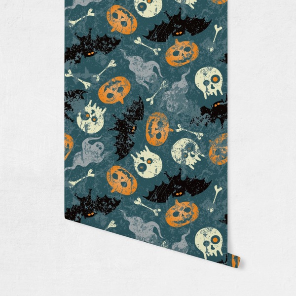 Vintage / Grunge Halloween Wallpaper on Wall