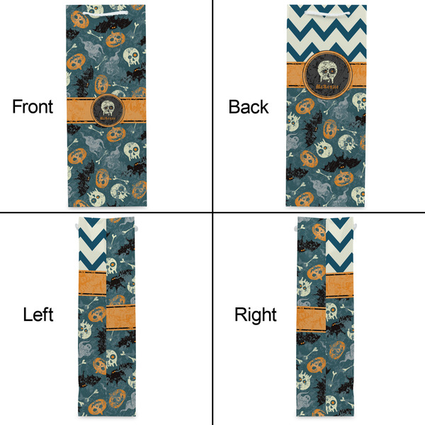 Vintage / Grunge Halloween Wine Gift Bag - Gloss - Approval