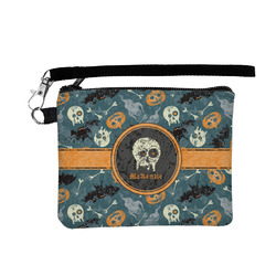 Vintage / Grunge Halloween Wristlet ID Case w/ Name or Text