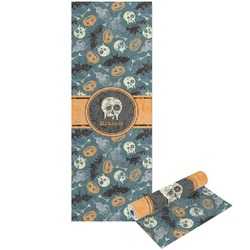 Vintage / Grunge Halloween Yoga Mat - Printable Front and Back (Personalized)