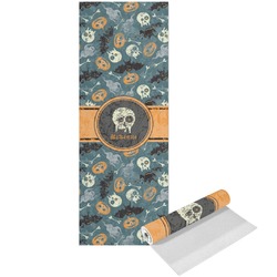 Vintage / Grunge Halloween Yoga Mat - Printed Front (Personalized)