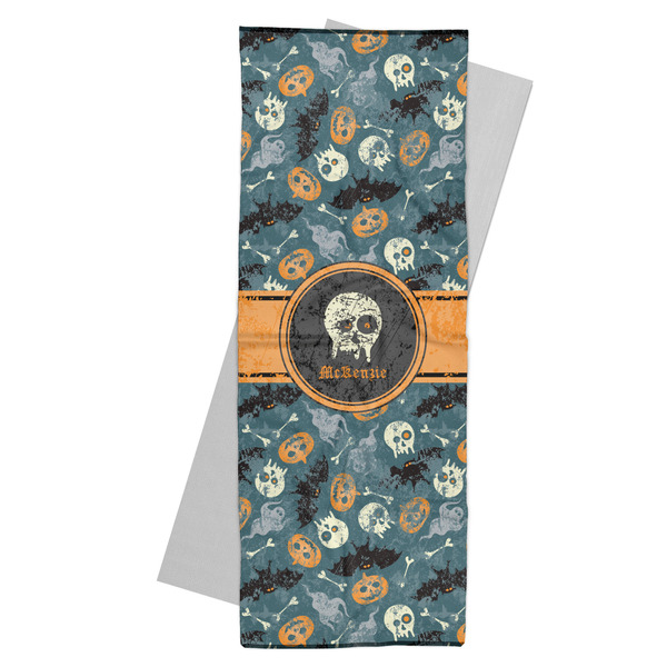 Custom Vintage / Grunge Halloween Yoga Mat Towel (Personalized)