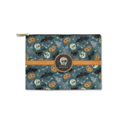 Vintage / Grunge Halloween Zipper Pouch - Small - 8.5"x6" (Personalized)