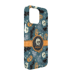 Vintage / Grunge Halloween iPhone Case - Plastic - iPhone 13 (Personalized)