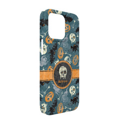 Vintage / Grunge Halloween iPhone Case - Plastic - iPhone 13 Pro (Personalized)