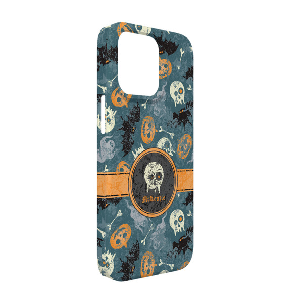 Custom Vintage / Grunge Halloween iPhone Case - Plastic - iPhone 13 Pro (Personalized)