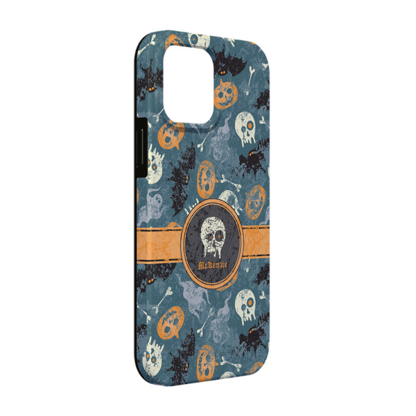 Custom Vintage / Grunge Halloween iPhone Case - Rubber Lined - iPhone 13 (Personalized)