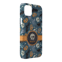 Vintage / Grunge Halloween iPhone Case - Plastic - iPhone 14 Pro Max (Personalized)