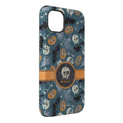 Vintage / Grunge Halloween iPhone Case - Rubber Lined - iPhone 14 Pro Max (Personalized)