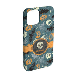 Vintage / Grunge Halloween iPhone Case - Plastic - iPhone 15 (Personalized)