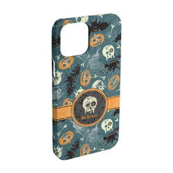 Vintage / Grunge Halloween iPhone Case - Plastic - iPhone 15 Pro (Personalized)