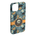 Vintage / Grunge Halloween iPhone Case - Plastic - iPhone 15 Pro Max (Personalized)