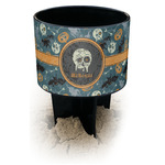 Vintage / Grunge Halloween Black Beach Spiker Drink Holder (Personalized)