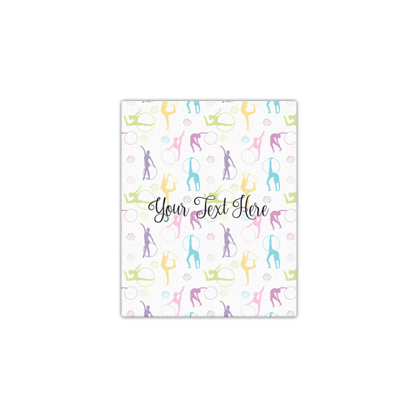 Gymnastics with Name/Text 11x14 - Canvas Print - Front View