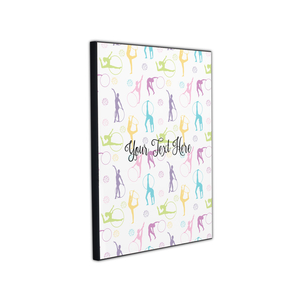Gymnastics with Name/Text 11x14 Wood Print - Angle View