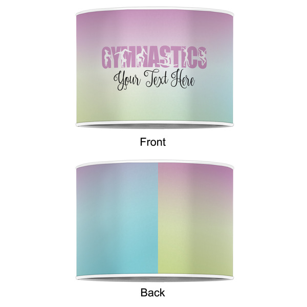 Gymnastics with Name/Text 12" Drum Lampshade - APPROVAL (Poly Film)